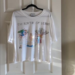 ZARA oversized crop top